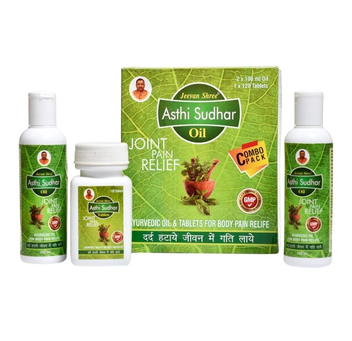 Jeevan Shree Asthi Sudhar Oil & Tablets Combo